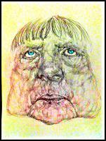 Merkel Age - Pencilpaper Drawings - By Florin Ivan, Caricature Drawing Artist
