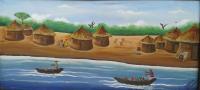 African Culture - Serenity - Oil On Canvas