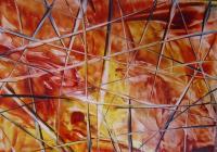 We Will Cross That Bridge - Encaustic Wax Paintings - By Sally Morris, Surreal Painting Artist