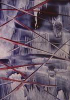 Bridges Over Ice - Encaustic Wax Paintings - By Sally Morris, Fantasy Painting Artist