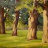 Oaks - Oil On Canvas Paintings - By Marat Harisoff, Nature Painting Artist