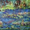 Marsh Marigolds - Oil On Canvas Paintings - By Liudvikas Daugirdas, Impressionism Painting Artist