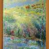 Town - Oil On Canvas Paintings - By Liudvikas Daugirdas, Impressionism Painting Artist