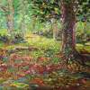 Early Autumn - Oil On Canvas Paintings - By Liudvikas Daugirdas, Impressionism Painting Artist