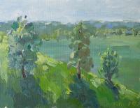 Landscape - The Hill - Oil On Canvas