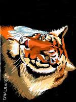 Bengal Tiger - Digital Digital - By Devonna Goldstein, Animals Digital Artist