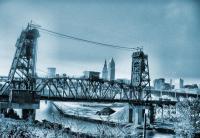 Cleveland Ohio Westside Veiw - Photoshop Photography - By John Hoytt, Photography Photography Artist
