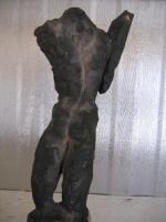 Warrior 1 - Ceramic Sculptures - By Lubin C, Abstract Representation Sculpture Artist