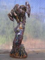 Glistening I Am - Clay Sculptures - By Lubin C, Abstract Representation Sculpture Artist