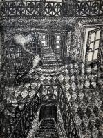 Windows Of The Soul - Pen And Ink Drawings - By Stephen J Vattimo, Symbolism Drawing Artist