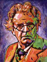 Portrait - William Butler Yeats - Acrylic