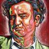 Brendan Behan - Acrylic Paintings - By Michael Gavan Duffy, Contemporary Painting Artist