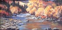 Creekside - Digital Giclee Image On Canvas Paintings - By Walter Fenton, Realism Painting Artist