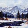 Winters Touch - Acrylic Paintings - By Walter Fenton, Realism Painting Artist