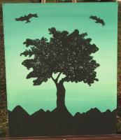 Acrylic Paintings - Summer Tree - Acrylic