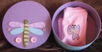 Acrylic Paintings - Baby Girl Gift Set - Mixed Media