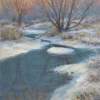 Winter Brook - Pastel Paintings - By Janet Sullivan, Realistic Painting Artist