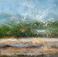 Donegal Small - Acrylic On Canvas Paintings - By Barbara Monahan, Abstract Painting Artist