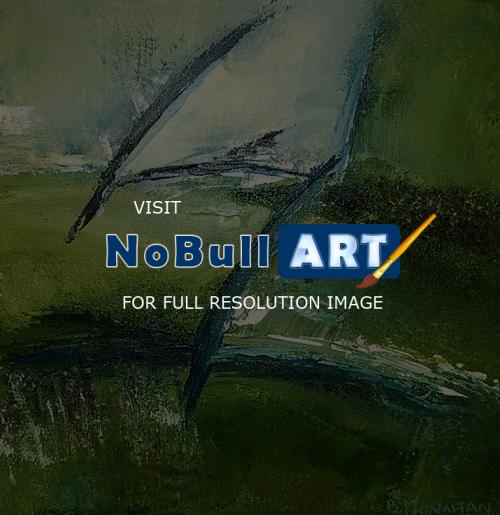 None - Green Fields II - Acrylic On Canvas