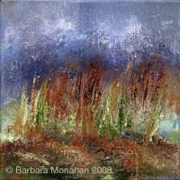 Haze - Acrylic On Canvas Paintings - By Barbara Monahan, Abstract Painting Artist