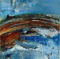 Vessel I - Acrylic On Canvas Paintings - By Barbara Monahan, Abstract Painting Artist