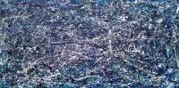 Untitled Ode To Pollock - Acyrlic Gels Grounds Pastes Paintings - By Alex Seccombe, Abstraction Painting Artist