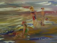 The Beach - Oil Paintings - By Edward Wolverton, Surreal Painting Artist