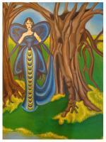 The Butterfly Fairie - Acrylic Paintings - By Carmelita Lake, Fantasy Painting Artist