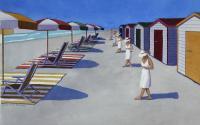 Starting A Day At The Beach - Add New Artwork Medium Paintings - By Cory Clifford, Realism Painting Artist