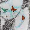 Monarch Butterflies - Ink And Water Colors Drawings - By Tom Rechsteiner, Nature Drawing Artist