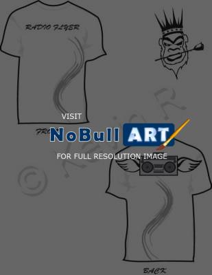 T-Shirt - Charlie Blakk T-Shirt Design - Ink