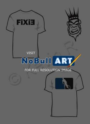 T-Shirt - Fixie - Ink