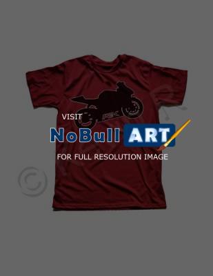 T-Shirt - Rocket Knight Moto Design - Adobe Illustrator