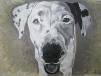 Gracie - Acrylic Paintings - By Kev R, Realism Painting Artist