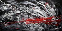 Abstract Thought 466 - Acrylic Paintings - By Theo Dapore, Abstract Painting Artist