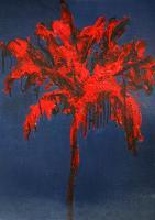Tree - Acrylic On Cardboard Paintings - By Tufis Daniel, Modern Painting Artist