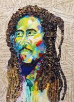 One Love - Acrylic Mixed Media - By Monique And Nate Dunson, Figuritive Mixed Media Artist