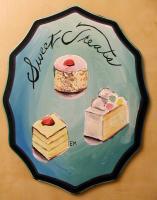Sweet Treats - Acrylic On Wood Paintings - By Elizabeth Miron, Still Life Painting Artist