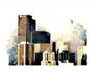 Denver Skyline - Artists Giclee Digital - By Brenda Leedy, Representational Digital Artist