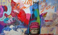 Heinz - Mixed Media Mixed Media - By Claus Costa, Pop Art Mixed Media Artist