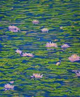 Water Lilies Art Prints Lily Flowers Art Giclee Fine Art - Fine Art Prints From Original Drawings - By Baslee Troutman Fine Art Prints Fish Flowers, Contemporary Fine Art Prints Drawing Artist