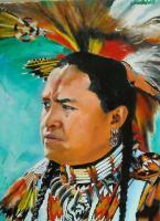 American Indian Portraits - Standing Rock - Oil On Linen