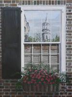Reflection Of St Michaels - Acrylic Paintings - By Allan West, Realistic Painting Artist