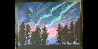 Lost At Night - Acrylics Paintings - By Elizabeth Edmonds, Paint Brush Painting Artist