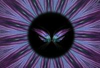 Digital Art - Purple Butterfly Illusion - Digital