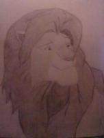 Simba - Pencil Drawings - By Roxanne Nine, Smooth Drawing Artist