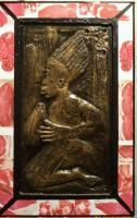Honey Milk Present - Gypsium Egraving Mixed Paper F Paintings - By Ka Kapelas, Stone Age Painting Artist