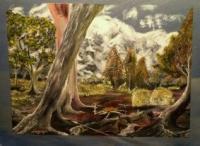 Warrrior - Oil Acrylic On Canvas Paintings - By Ka Kapelas, Landscape Painting Artist