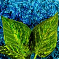 Leafs - Digital Paintings - By Jezli Pacheco, Expressionist Painting Artist