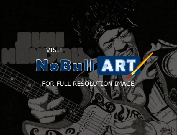 Gallery - Jimi Hendrix - Sharpiebic Markers